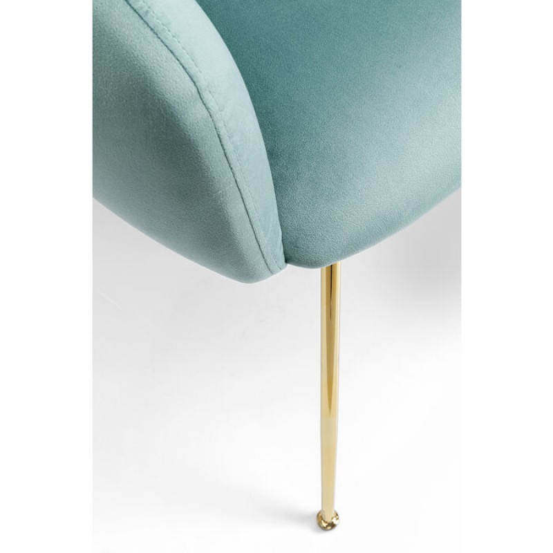 Chair with Armrest Lorena Turquoise